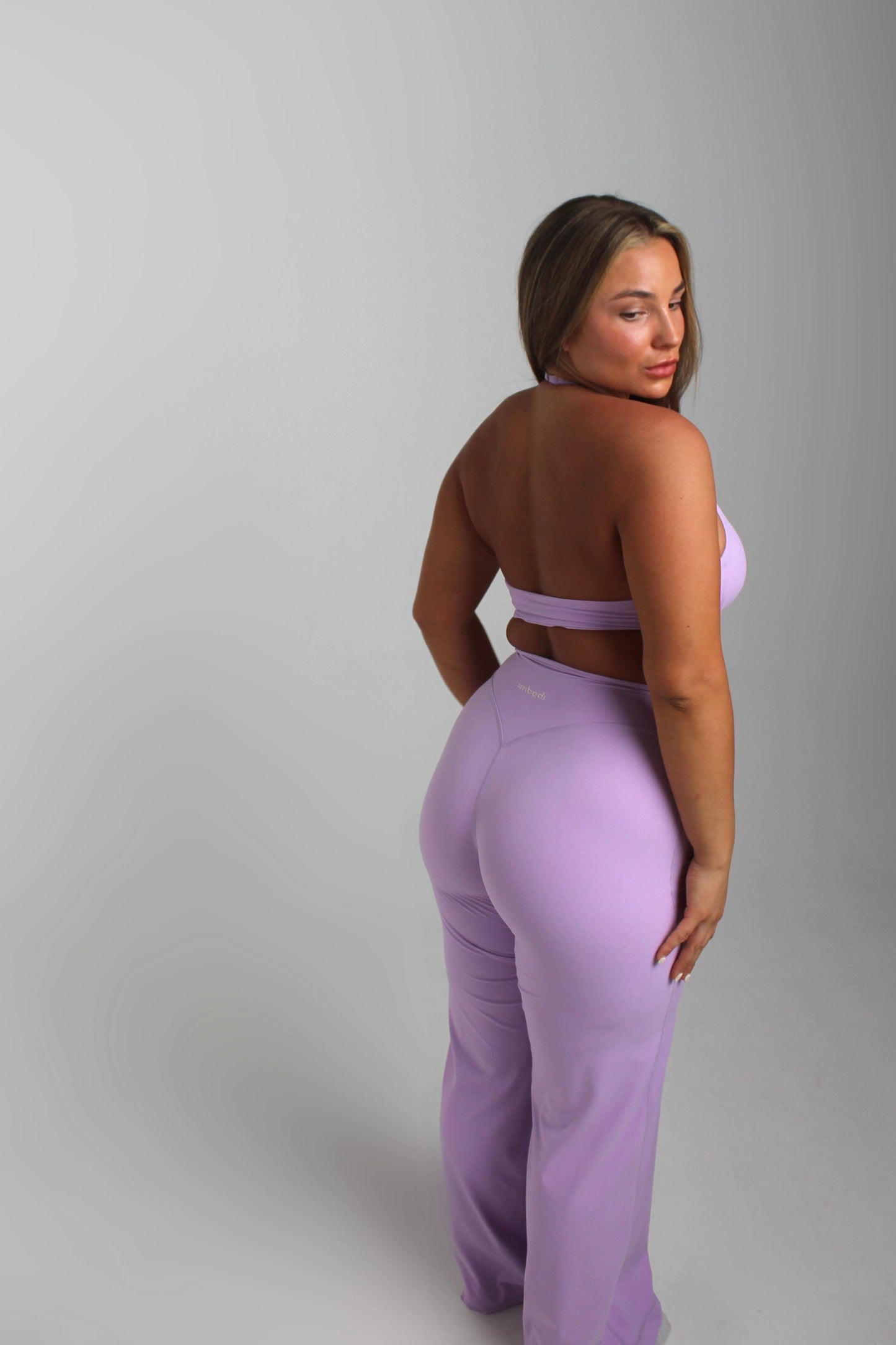 Fleur Halter Bra in Violet