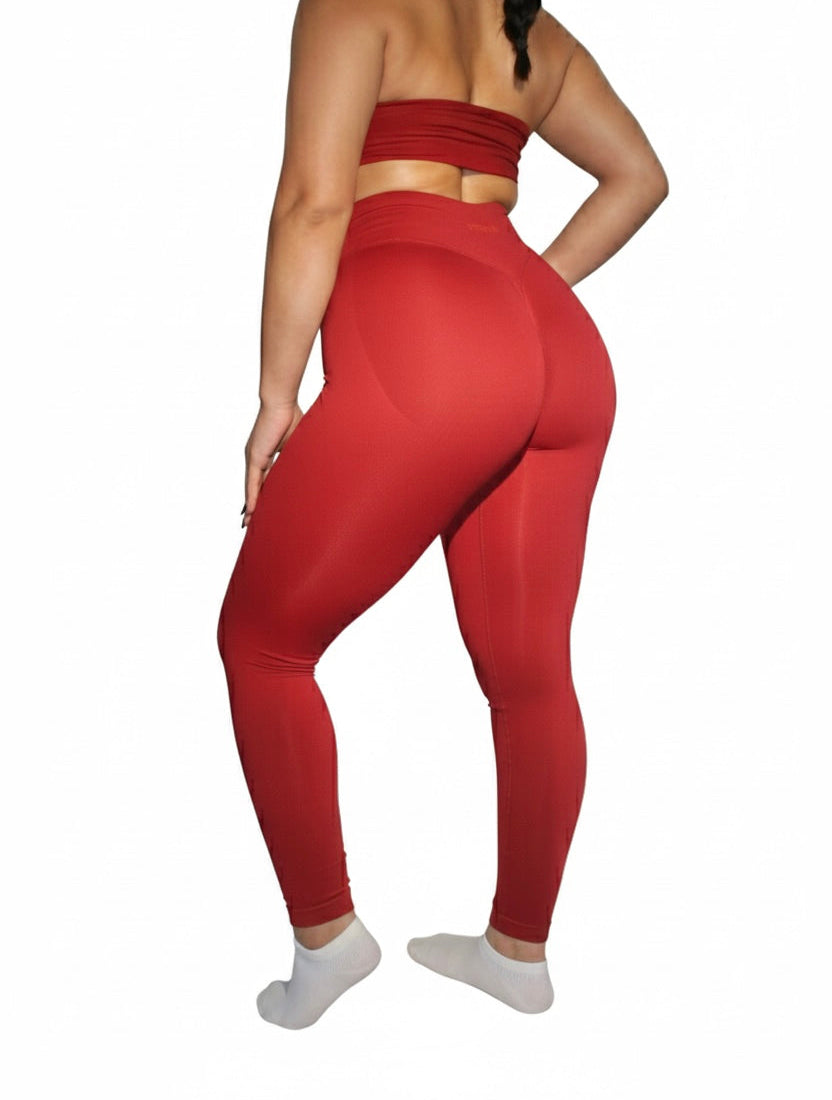 Bodi Leggings in Cherry