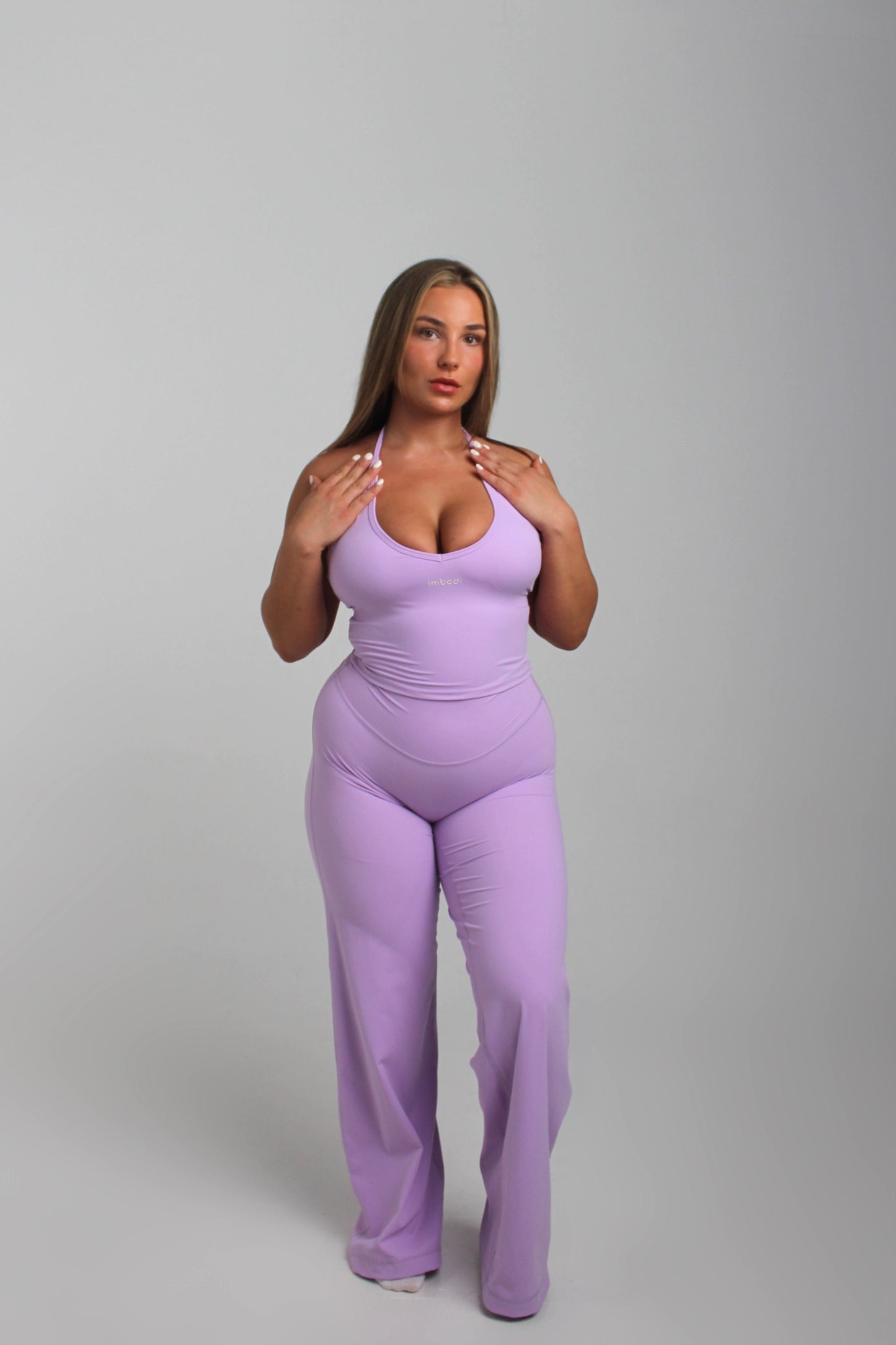 Fleur Halter Vest in Violet
