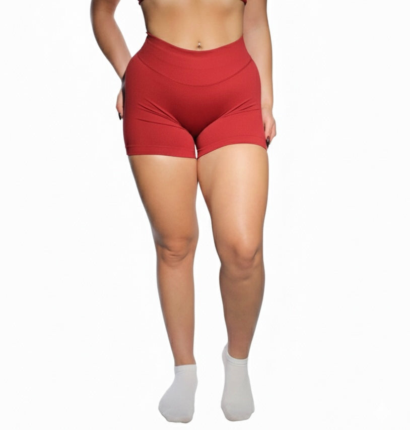 Bodi Shorts in Cherry