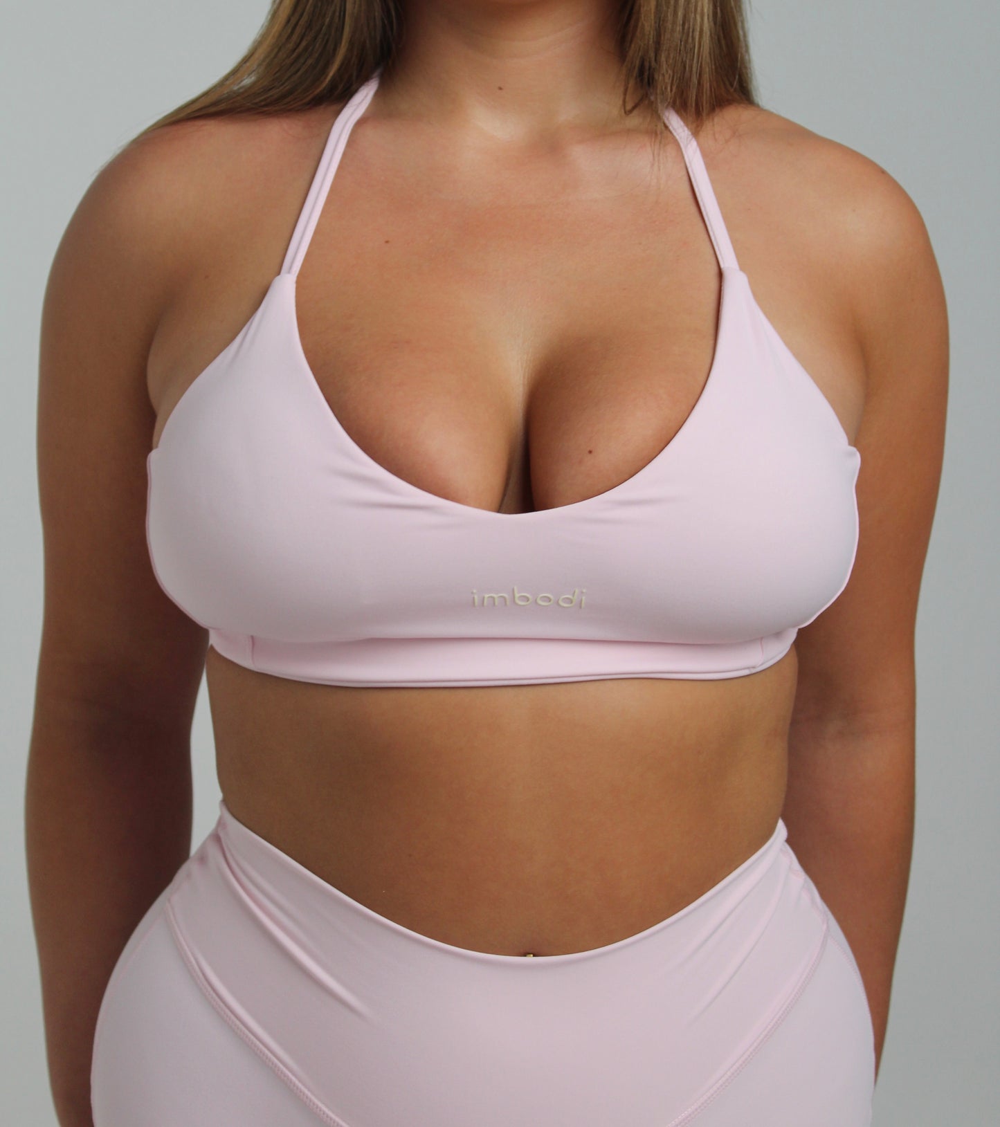 Fleur Halter Bra in Peony