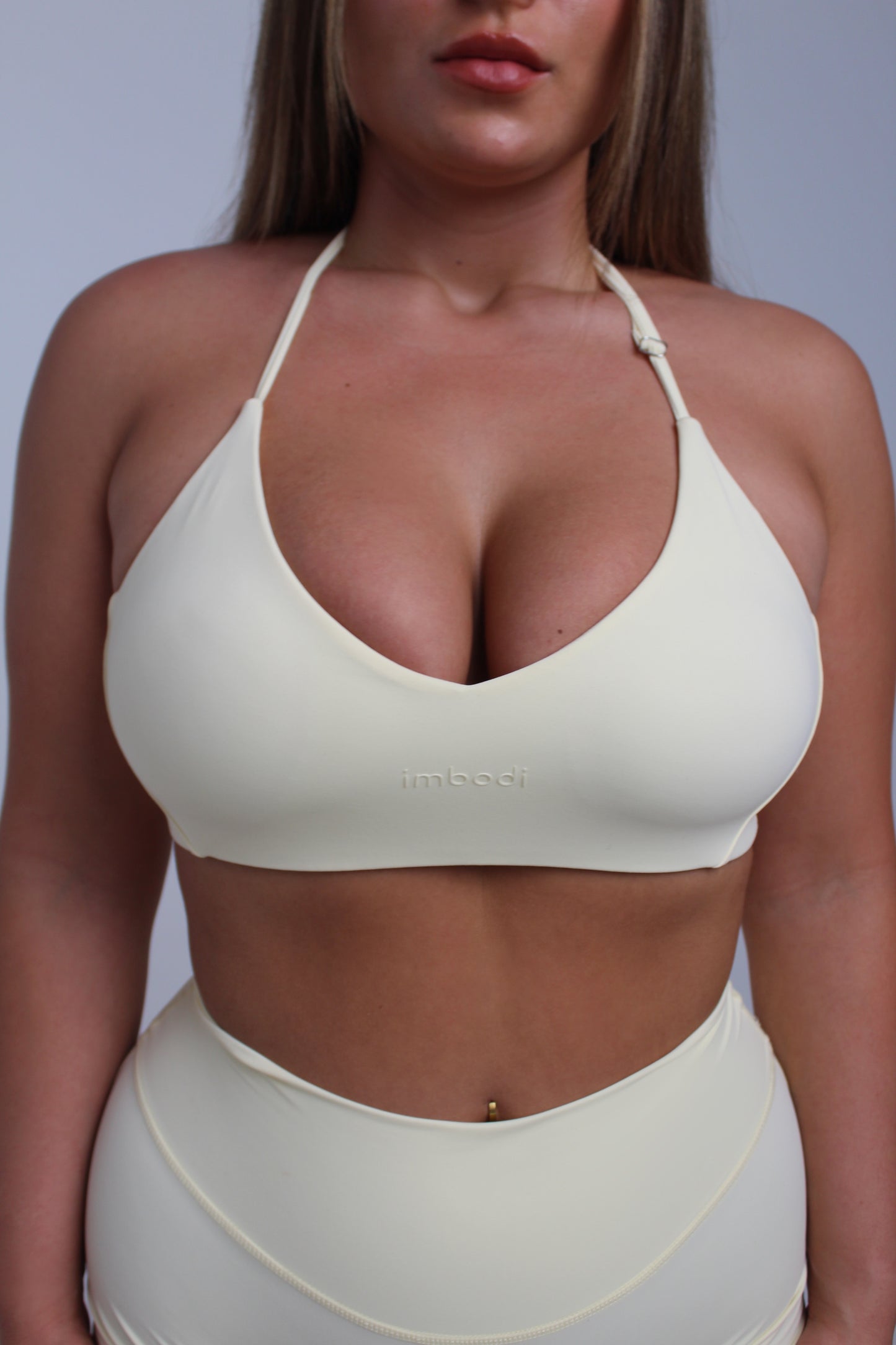 Fleur Halter Bra in Buttercup