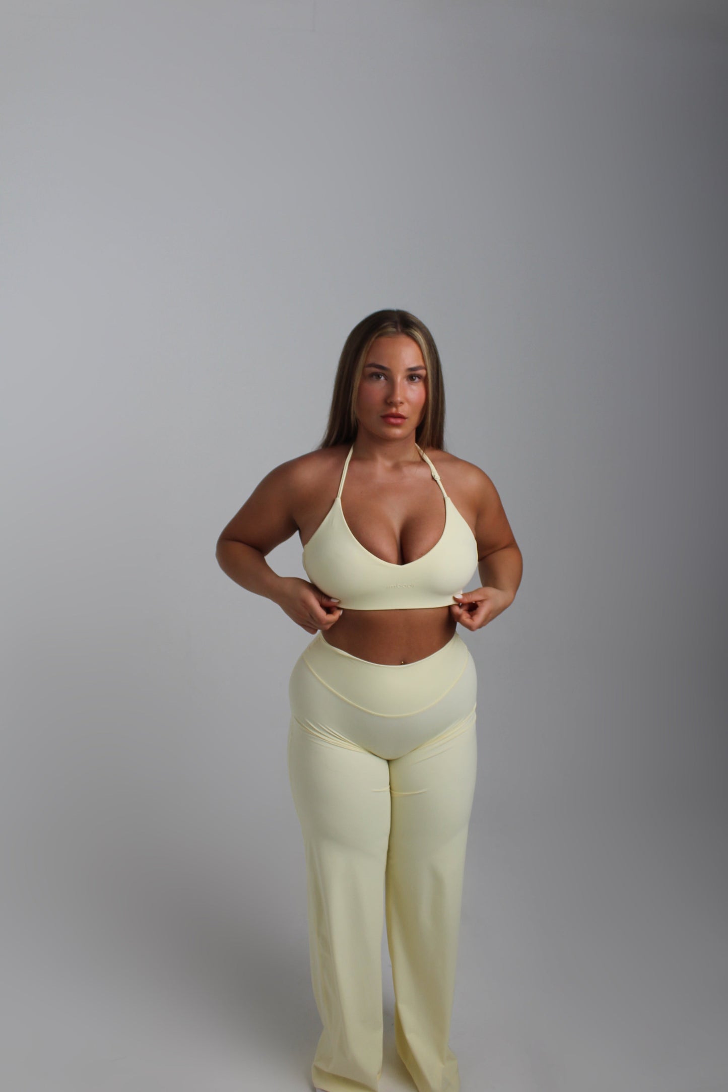 Fleur Halter Bra in Buttercup
