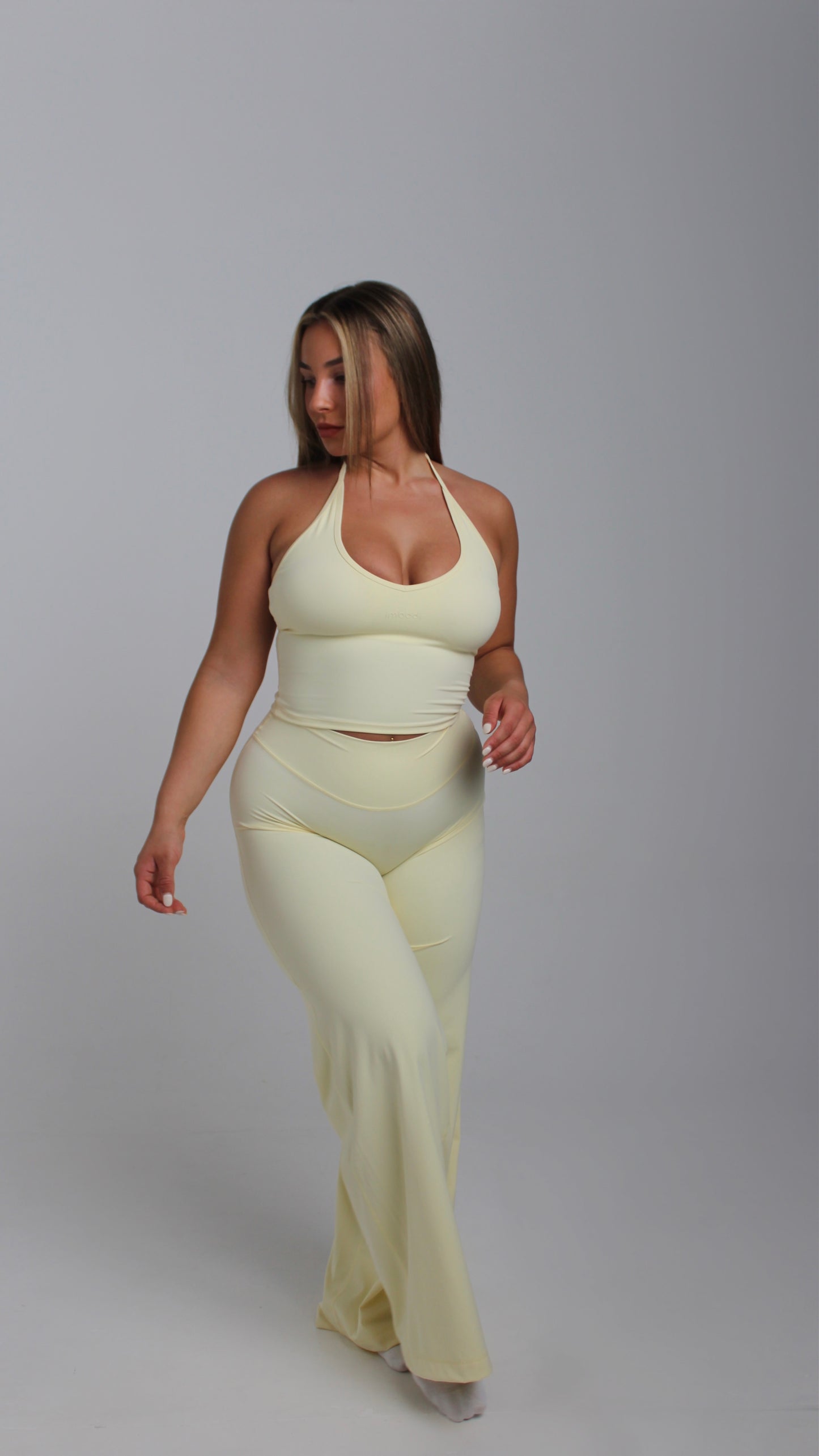 Fleur Straight Leg Trousers in Buttercup