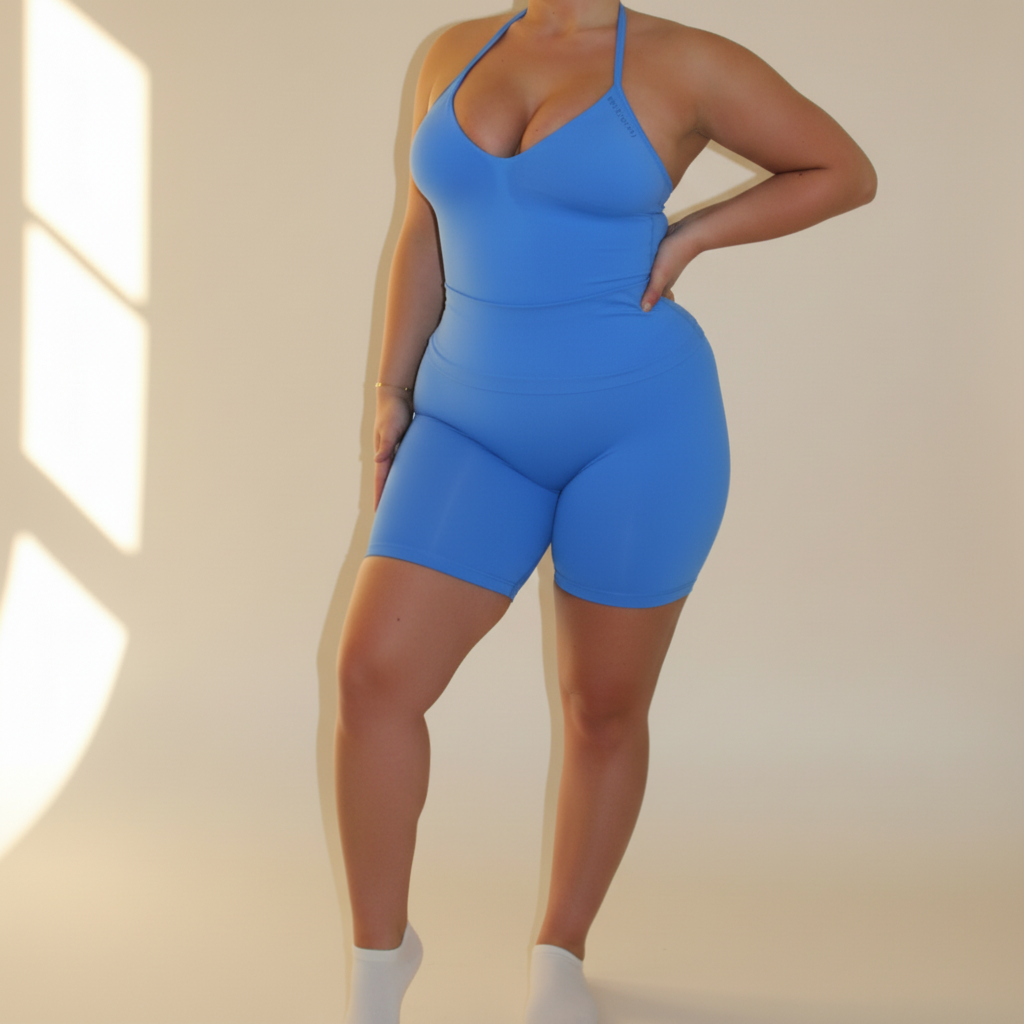Bodi Shorts in Blueberry